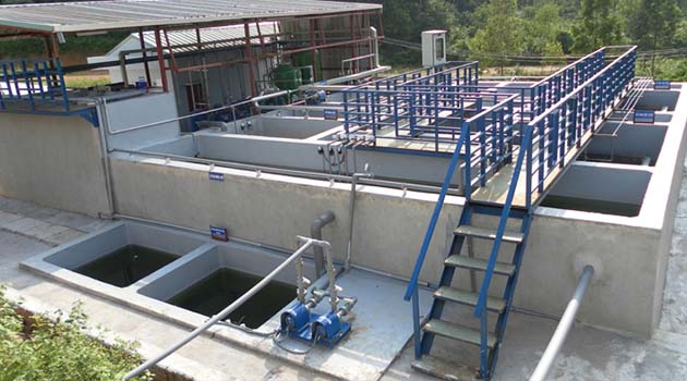 mô hình xử lý nước thải sinh hoạt